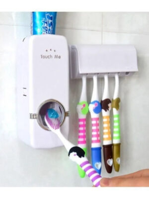 Dispensador Crema Dental Porta Cepillos